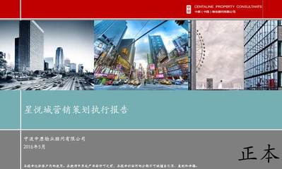 复星宁波城市综合体项目营销策划执行报告